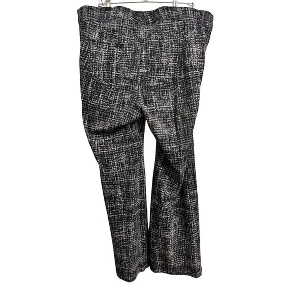 Torrid Bombshell Boot Luxe Ponte Pant Scratchy Tweed Deep Plaid Size 18 Short - Picture 3 of 5